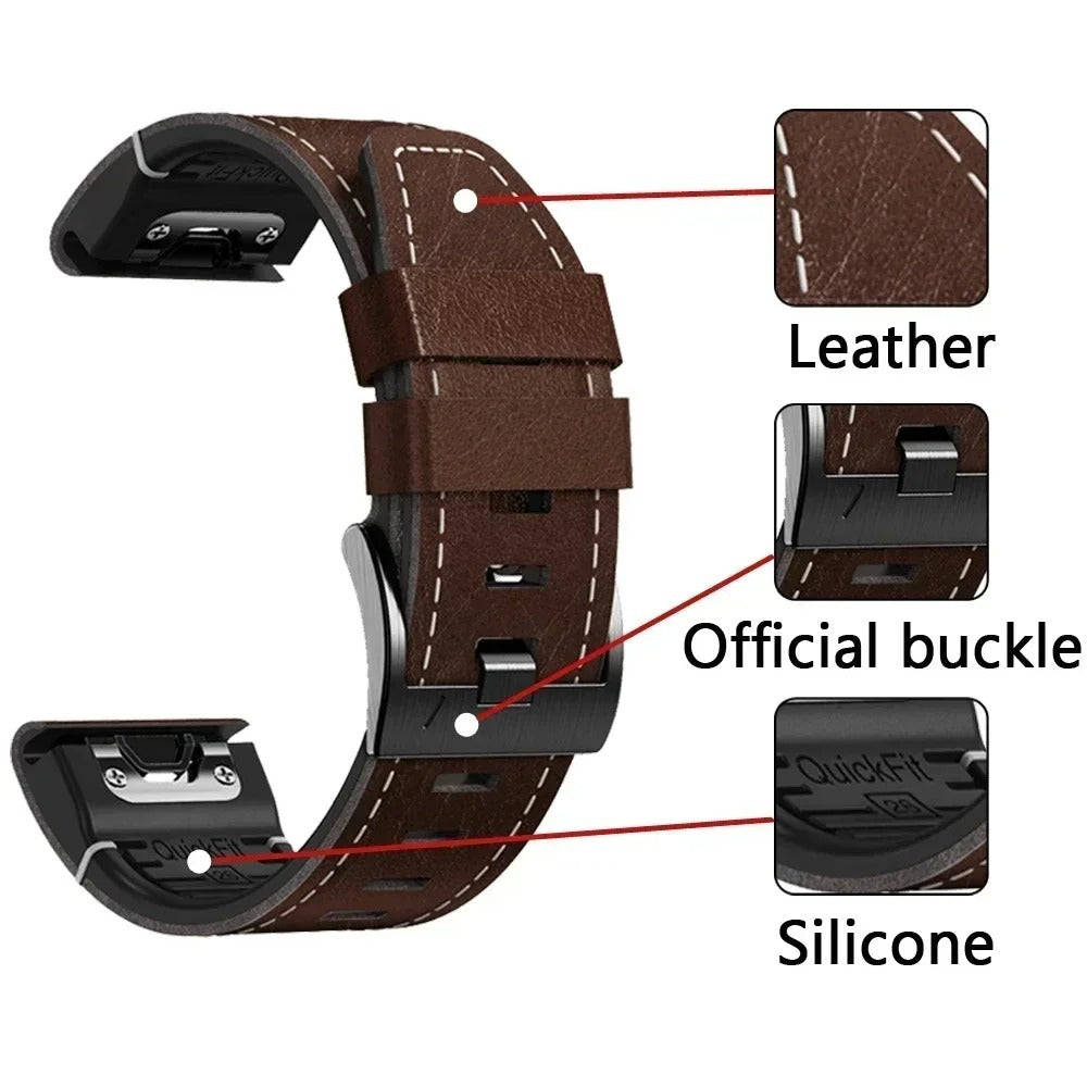 Stitching Silicone Patch Quick Release Watchband